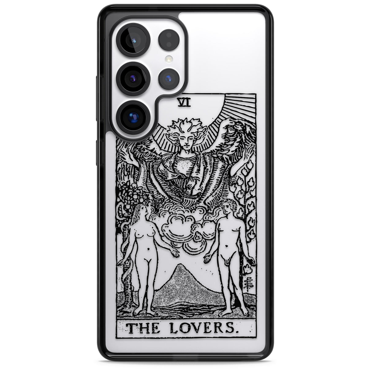 Personalised The Lovers Tarot Card - Transparent