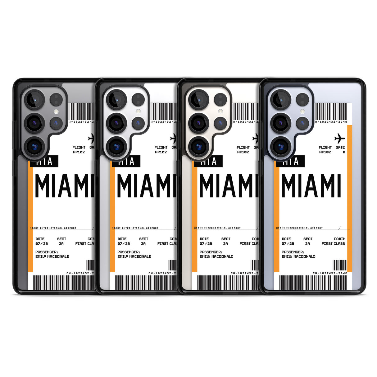 Personalised Miami Boarding Pass