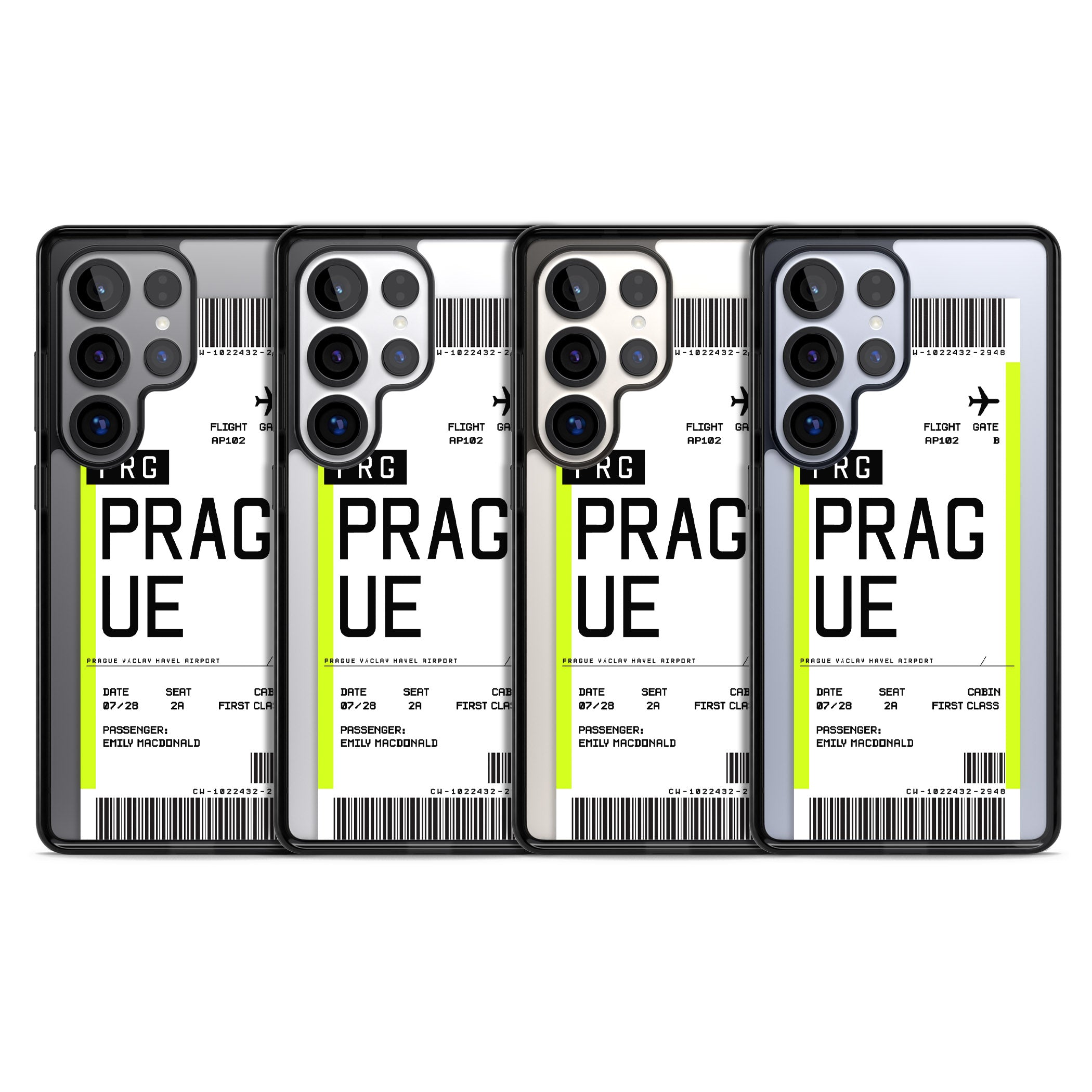 Personalised Prague Boarding Pass