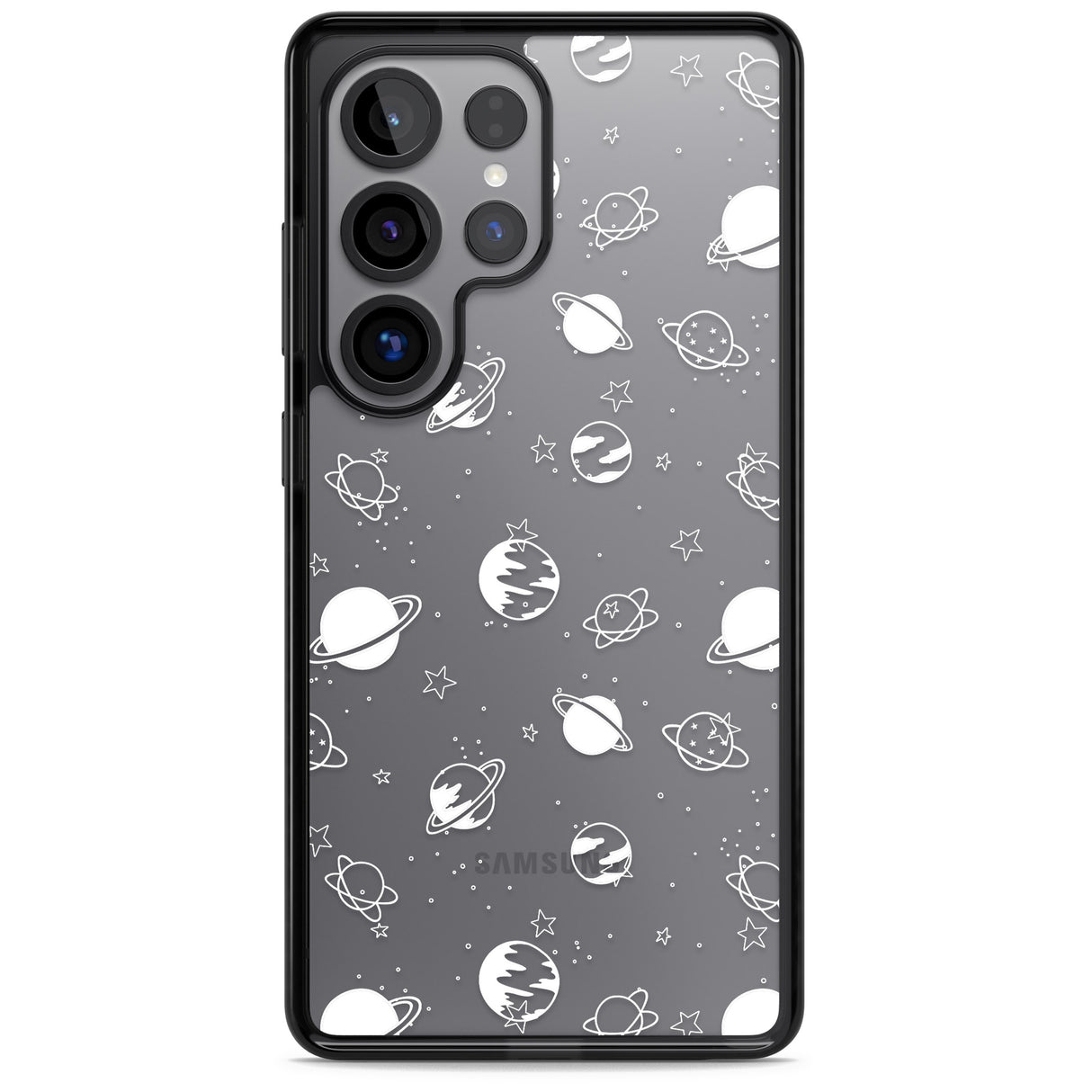 White Planets on Clear