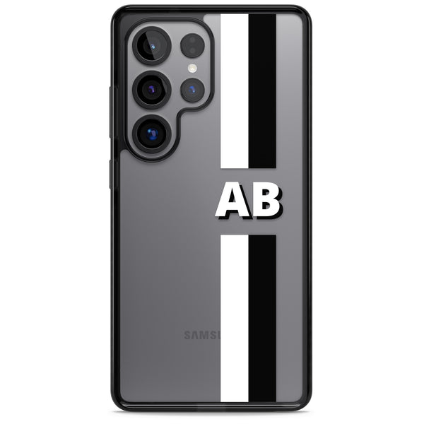 Personalised Bold Two Stripe Name