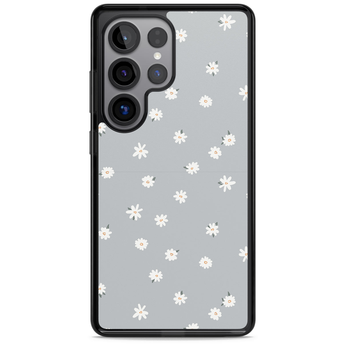 Painted Daisy Blue-Grey Cute