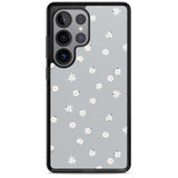 Painted Daisy Blue-Grey Cute
