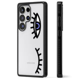 Winking Eyes Transparent Pattern