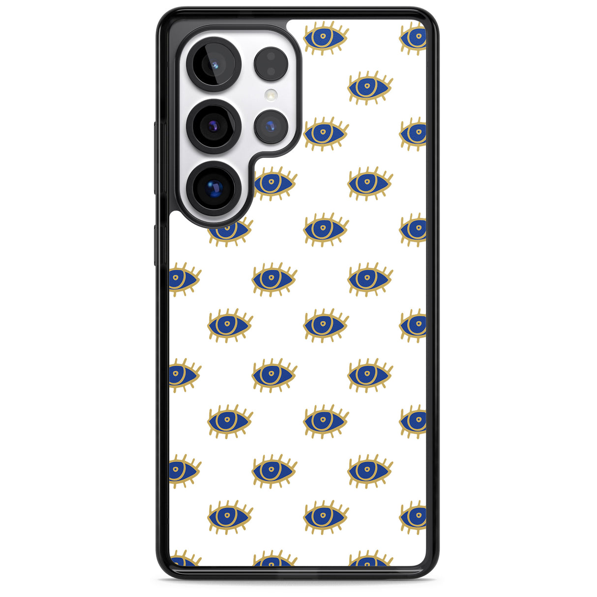 Gold Eyes Psychedelic Eyes Pattern
