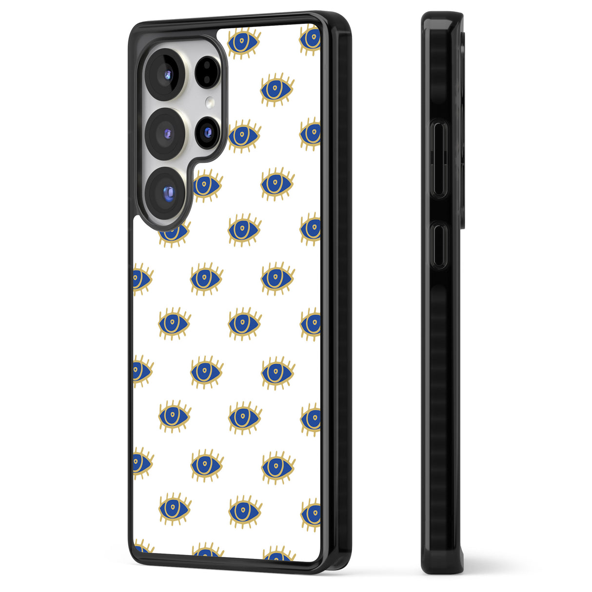 Gold Eyes Psychedelic Eyes Pattern