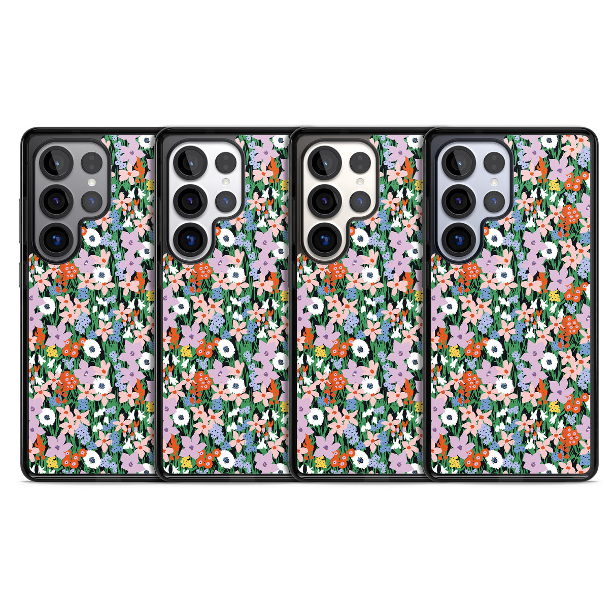 Jazzy Floral Mix: Solid