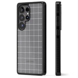 Simplistic Large Grid Pattern White (Transparent)