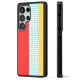 Abstract Grid Red, Blue, Yellow