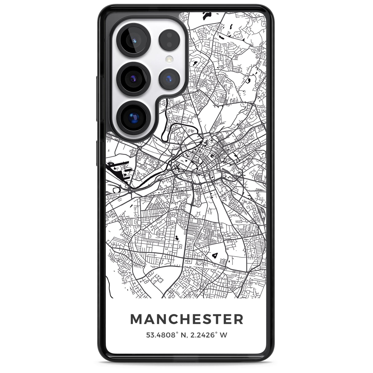 Map of Manchester, England