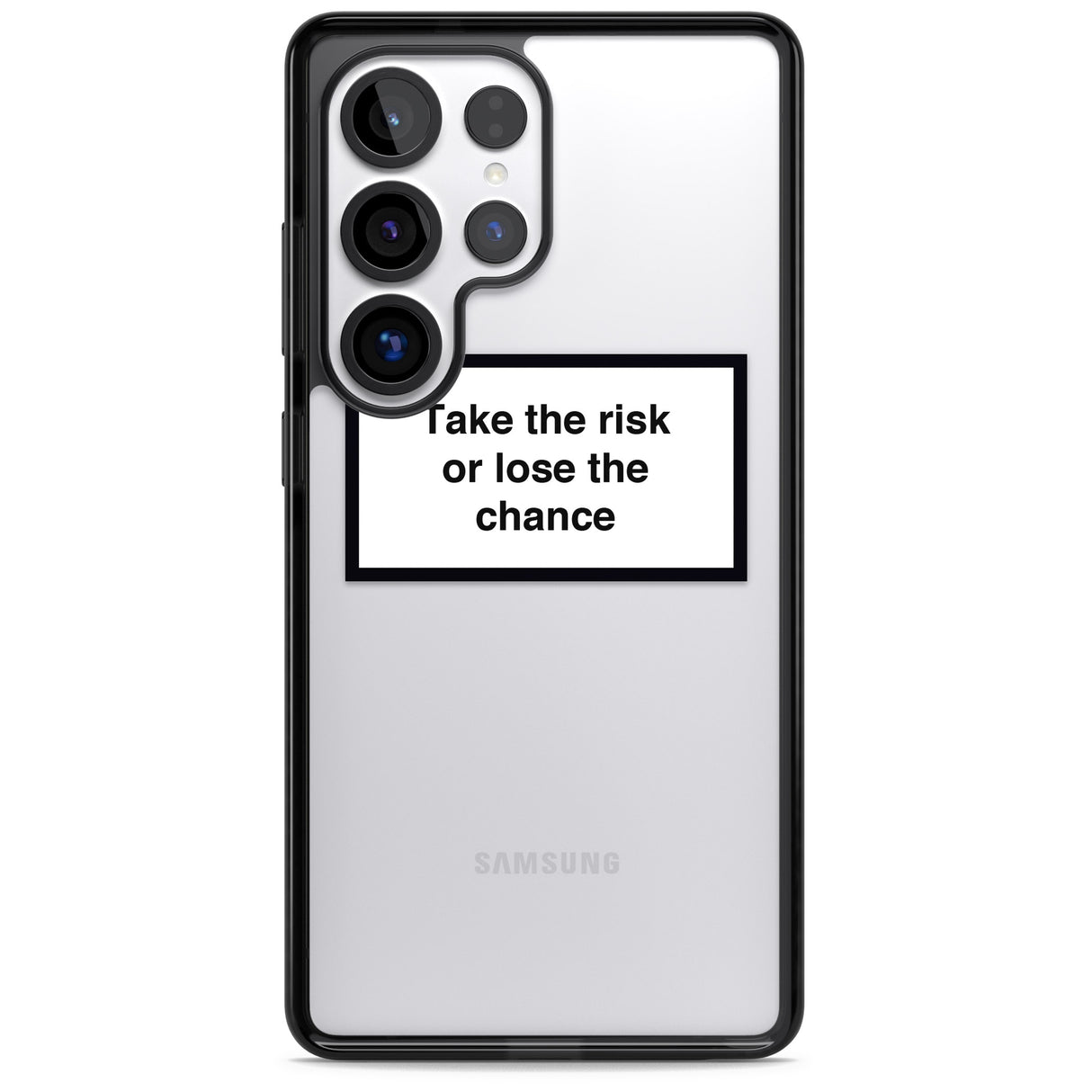 Take the risk or lose the chance
