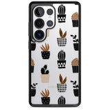 Large Mixed Plants Pattern - Clear