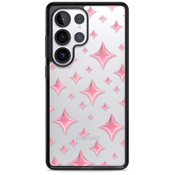 Pink Puff Sparkle Pattern