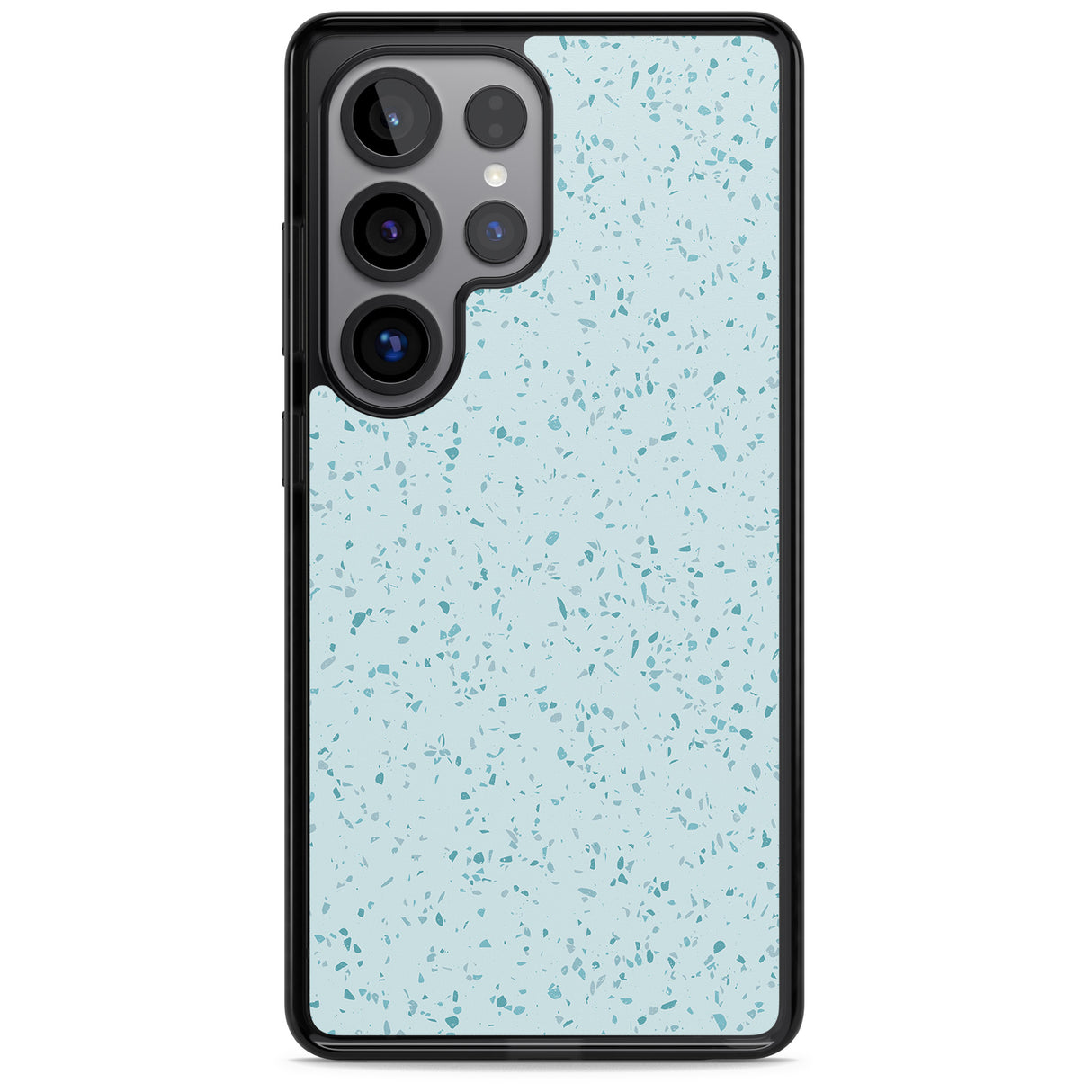 Light Blue Terrazzo Pattern
