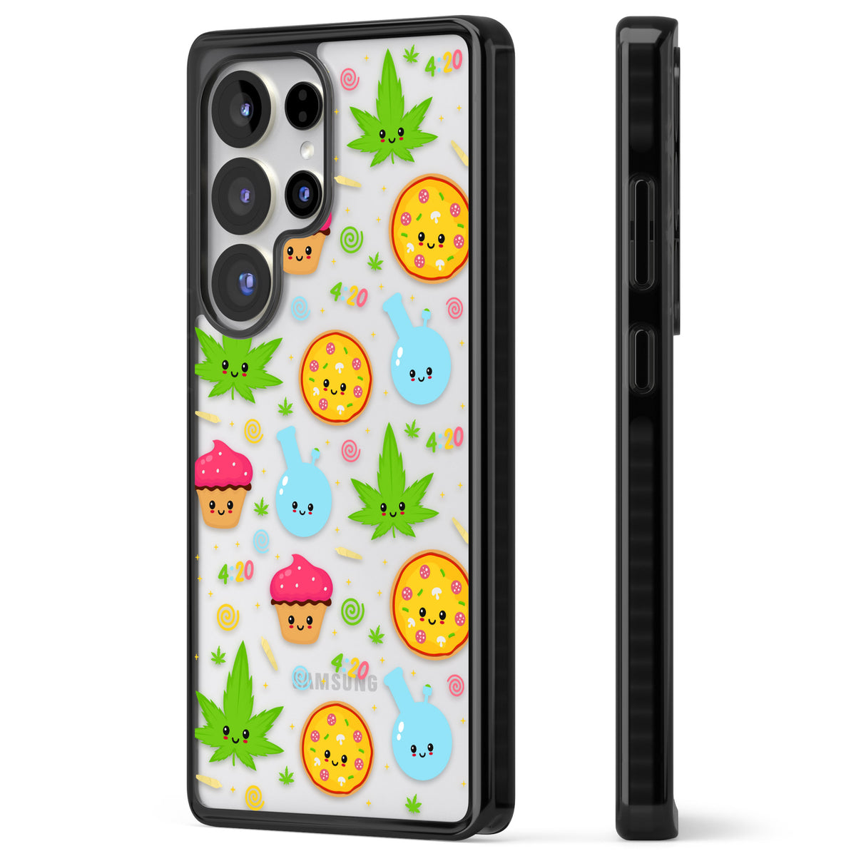 Kawaii Weed Pattern