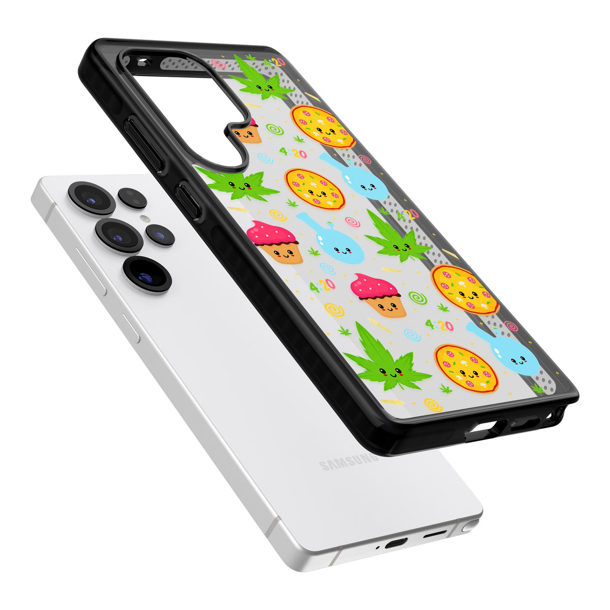 Kawaii Weed Pattern