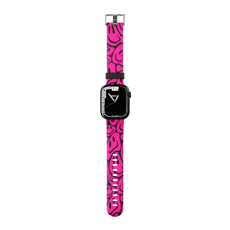 Pink Acid Faces Apple Watch Strap - 38mm / 40mm / 41mm