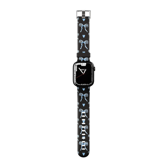 Blue Bows & Hearts Apple Watch Strap - 38mm / 40mm / 41mm