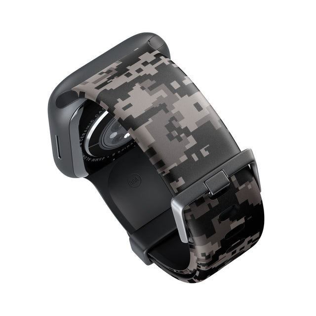 Dark Digital Camo Apple Watch Strap - 38mm / 40mm / 41mm