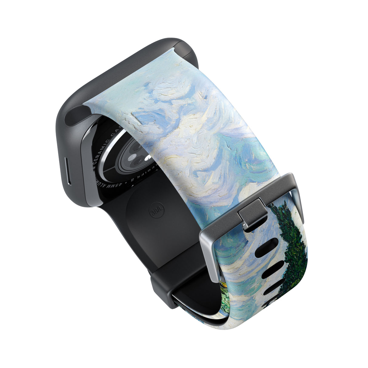 Wheat Field with Cypresses by Vincent Van Gogh Apple Watch Strap - 38mm / 40mm / 41mm