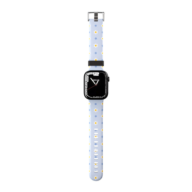 Pale Blue Daisies Apple Watch Strap - 38mm / 40mm / 41mm