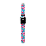 Tropical Pink Poppies Apple Watch Strap - 38mm / 40mm / 41mm