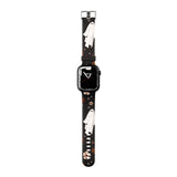 Halloween Ghosts and Flowers Apple Watch Strap - 38mm / 40mm / 41mm