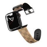 BEIGE CHECKERED Apple Watch Strap - 38mm / 40mm / 41mm