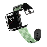 SEAFOAM CHECKERED Apple Watch Strap - 38mm / 40mm / 41mm