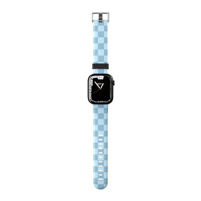 SKYBLUE CHECKERED Apple Watch Strap - 38mm / 40mm / 41mm