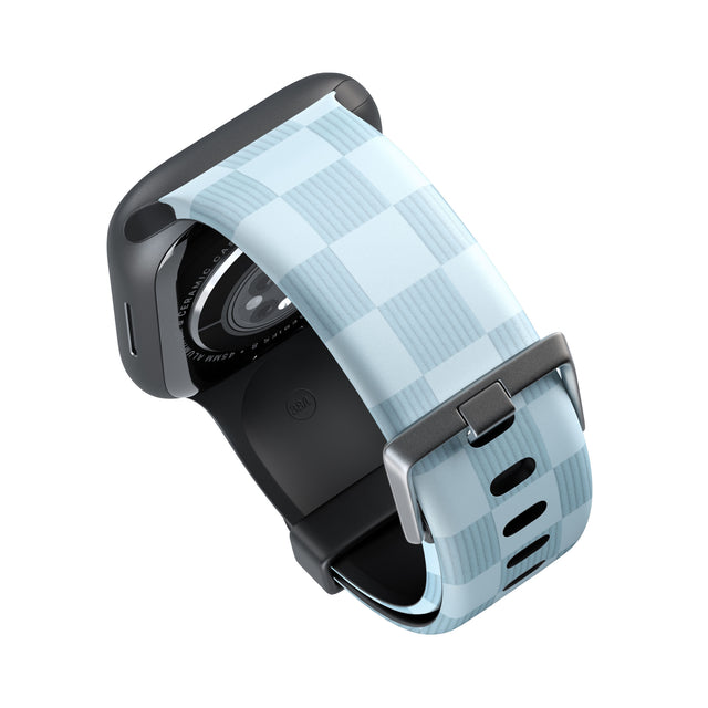 SKYBLUE CHECKERED Apple Watch Strap - 38mm / 40mm / 41mm