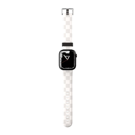 WHITE CHECKERED Apple Watch Strap - 38mm / 40mm / 41mm