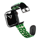 Retro Green Circles Apple Watch Strap - 38mm / 40mm / 41mm