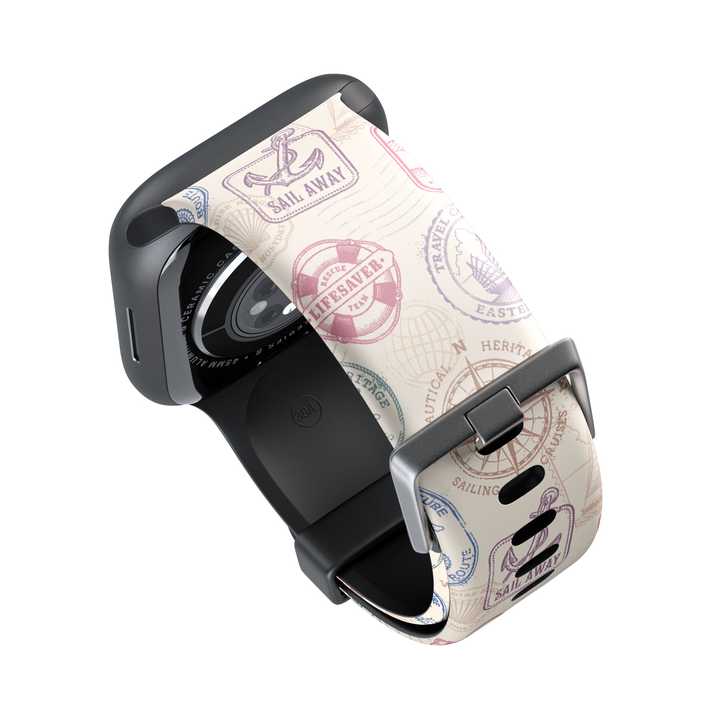 Nautical Stamps Apple Watch Strap - 38mm / 40mm / 41mm