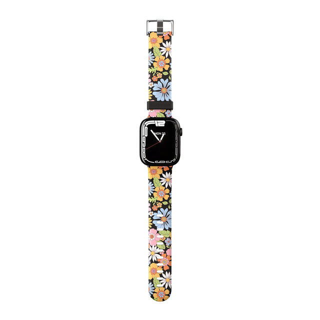 Pastel Flower Pattern Apple Watch Strap - 38mm / 40mm / 41mm