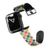 Pastel Multicolor Checkered Apple Watch Strap - 38mm / 40mm / 41mm