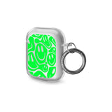 Green Acid Faces AirPods Case (2nd Generation)