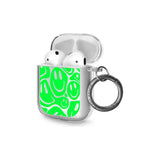 Green Acid Faces AirPods Case (2nd Generation)