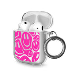 Pink Acid Faces AirPods Case (2nd Generation)