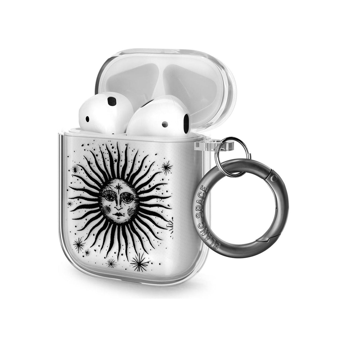 Transparent Suns & Stars Airpod Case (2nd Generation)