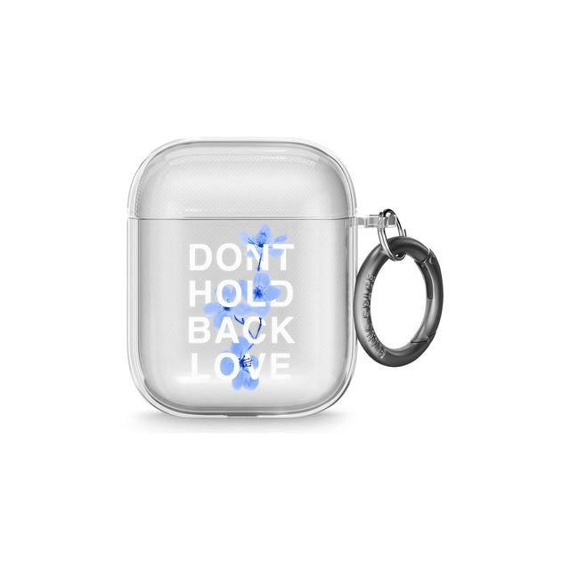 Don't Hold Back Love - Blue & White AirPods Case (2nd Generation)