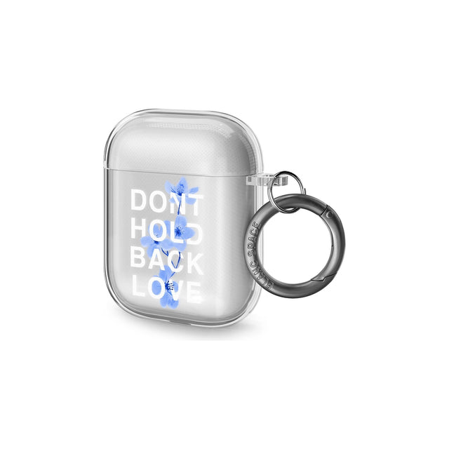 Don't Hold Back Love - Blue & White AirPods Case (2nd Generation)