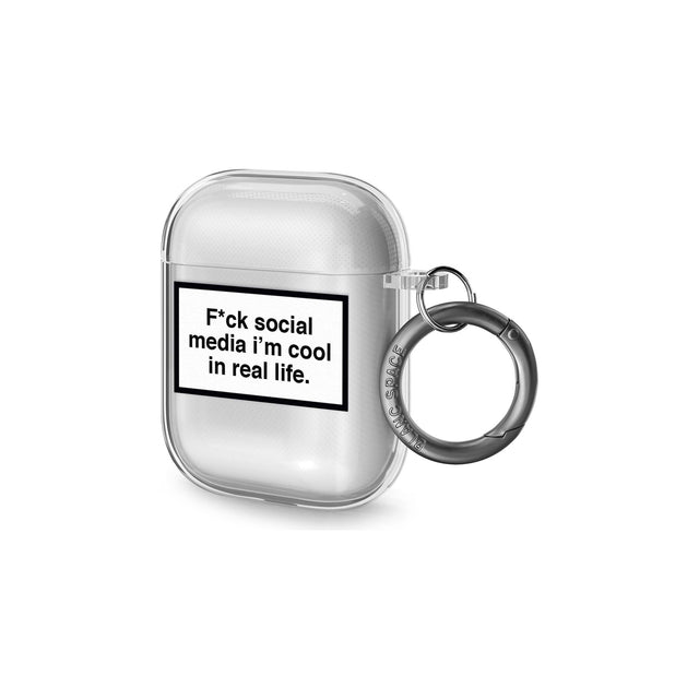 F*ck Social Media Airpod Case (2nd Generation)