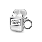 F*ck Social Media Airpod Case (2nd Generation)