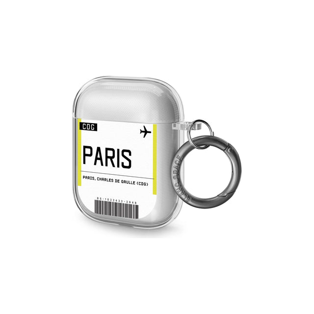 Paris Boarding Pass Airpods Case (2nd Generation)