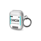 Cancun Boarding Pass Airpods Case (2nd Generation)