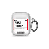 Amsterdam Boarding Pass AirPods Case (2nd Generation)