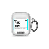 Boston Boarding Pass AirPods Case (2nd Generation)