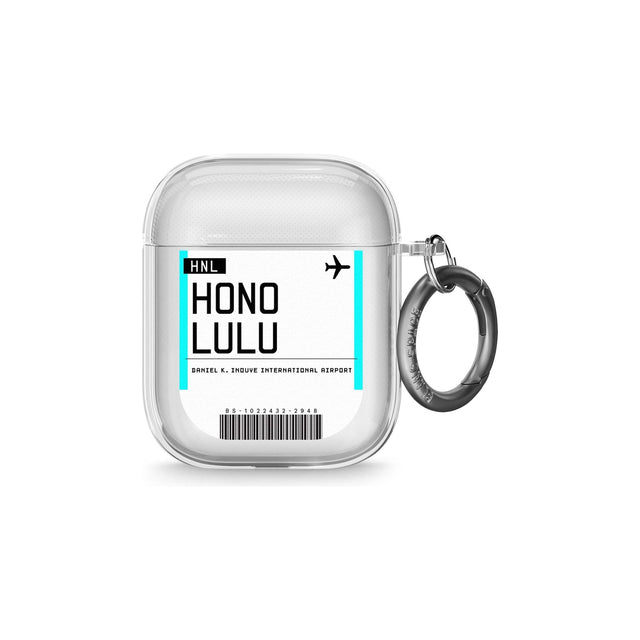 Honolulu Boarding Pass AirPods Case (2nd Generation)