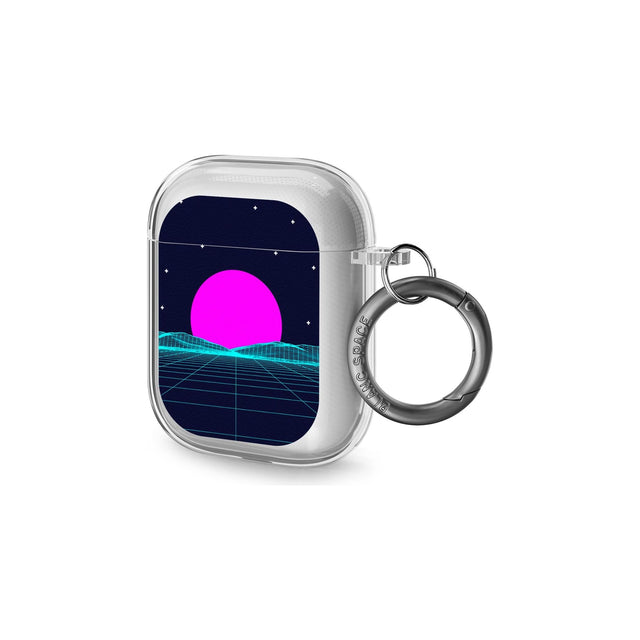 Miami Sunset Vaporwave Airpod Case (2nd Generation)